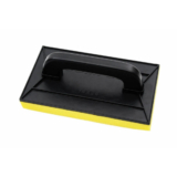 Desempenadeira Plástica PVC Com Espuma Pequena 14X24cm Profissional Nivela Massa Argamassa – COMPEL