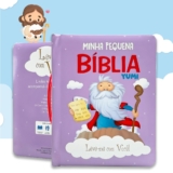 Minha Pequena Bíblia Do Bebê Livro Infantil Bíblia Da Criança Menino Menina Colecionável Folhas Duras