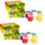 Kit 2 Cx Tinta Guache Infantil Pote de 15ml Tempera 6 Cores Pintura Desenhos Lembrancinhas Infantil