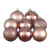 Bolas em Tubo Rose Gold 8cm – 08 uni – Cromus Natal – Rizzo