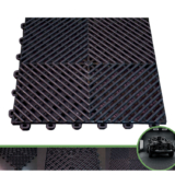 Kit 80 Piso Modular Automotivo 7m²  PRETO 30×30 – Direct Borrachas