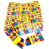 20 Cx Giz De Cera Pequeno 5 Cores 5 Cm Para Lembracinhas Festas  Aniversario Prenda Pintura Desenho