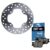 Disco de Freio Traseiro Cb 600f Hornet Carburada 2004 A 2007 + Pastilhas Vaz