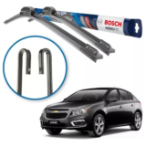 Palheta Parabrisa Limpador Original Bosch Gm Cruze 2011 2016 AF24 AF18