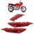Kit Rabeta Cbx 250 Twister 2001 2002 2003 2004 2005 Vermelho 3 Peças