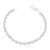 Pulseira Masculina de Prata 925 Cadeado 5mm