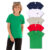 Kit 3 Camisetas Manga Curta Infantil Menino Básica Lisa Tamanho 2 ao 12