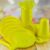 Kit Festa 50 PESSOAS DESCARTAVEIS AMARELO GARFO + PRATO + COPO