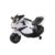 Mini Moto Elétrica Branca 6v Som Luzes 3km/h Ré