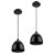 Kit 2 Luminárias Lustre Pendente Led Colorido Fun 9W 6.500K Bivolt – Elgin