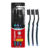 COLGATE ESCOVA DENTAL SLIM SOFT BLACK MACIA COM 3 UNIDADES