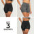 Promoção kit com 3 shorts fitness básico feminino para academia