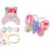 Kit De Miçangas Para Pulseiras Maleta Borboleta Infantil Completa Rosa
