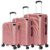 Kit 3 Malas De Viagem Passeio Primicia Espaçosa Moderna Resistente 360° Original