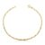 Pulseira Masculina De Ouro 18k Elo Alongado em Promoção