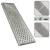 ralo linear 20x50cm anti-inseto para área externa , garagem e piscina (1 Peça 20x50cm )