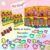 Kit 25 Caixas Massinha de Modelar + 25 Bolha de Sabao + 25 Forminha de Modelar Lembrancinha Infantil