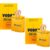 Kit Com 2 Perfumes Paris Elysees Vodka Brasil Amarelo 100ml