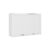 Armário Aéreo Milla 3 Portas Branco MDF 120cm Carraro