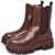 Bota Coturno Dubuy Feminino Tratorada Marrom Original Hills 1506DB