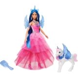 Boneca Barbie Fantasy Edição Especial Safira com Unicórnio – Mattel