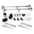 Kit Buzina Maritima Caminhão 1 Metro 24V Com Suporte Completo Com Válvula 1/2 Conexões Cromada