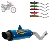 Escapamento Pro Tork Competition Bros 160 2015 / Xre 190 2016 Cromado Em Alumínio