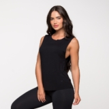 Regata Fitness Feminina Academia Viscolycra Basica Lisa Fitness Treino Corrida