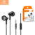 H’maston EJ-96 Fone De Ouvido Com Fio E Microfone Embutido  3.5mm Intra Auricular Estéreo
