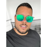 Óculos de Sol Hexagonal Cinza Transparente Fosco Espelhado Premium Flexível uv400 Feminino Masculino