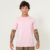 Camiseta Masculina Basic Casual Rosa Claro