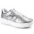 Tênis Feminino Lumiss Casual Confortável Flatform Metalizado Blogueira