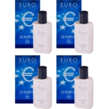 Kit Com 4 Perfumes Euro Le Parfum 100ml Paris Elysees