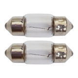 Lâmpada Torpedo Pequena 31mm Clear 12v 5w Luz Teto – 2/6/10 peças