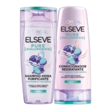 Kit Shampoo L’Oréal Paris Elseve Hialurônico Pure 400ml + Condicionador L’Oréal Paris Elseve Hialurônico Pure 400ml