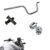 Kit Guidão De Moto Com Manopla Para Cargo E Peso Pcx Cg Fan Titan 125 150 160