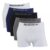 Kit 5 Cuecas Reebok Boxer Classic Microfibra Sortido