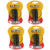 Kit 4 Par Sapata De Freio V-brake Para Bicicleta Bike Gts V-brake Orbital 70mm Com Blister