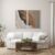 Quadros Decorativos com Paleta Terrosa  Com Efeito Marmorizado Molduras Com E Sem Vidro