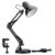 Luminária De Mesa Dapon AT-1002 Articulada Abajur Modelo Pixar Com Base e Garra – Preta