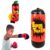 KIT Saco de Pancada Boxe com Luvas Infantil Boxe Infantil Criança Luta Luva de Boxe 41cm Dutoys