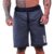 Bermuda Masculina Moletinho MXD Conceito Estampas Laterais Treino Musculação Dia-a-Dia