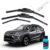 Limpador de Parabrisa Mitsubishi Eclipse ano 19 a 2024 Dianteira e Traseira