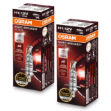 Par Lâmpada Osram Night Breaker Silver H1 +100% 3200k 12v