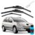 Limpador de Parabrisa Peugeot 207 SW ano 08 a 15 Universal Dianteirae Traseira