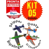 5 Avião Planador Para Kit Festa Aniversario dia da Criança Prenda Lembrancinha Brinquedo Infantil