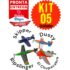 Kit Joelheira E Cotoveleira Bike Moto Skate Patins Verde-musgo