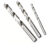Kit 3x Brocas Aço Rápido Metal Hss Din 338 10mm 11mm 12mm