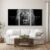 Quadro Decorativo Nuca foi Sorte Sempre Foi Deus Moldura Branca Com Vidro 50×75