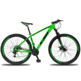 Bicicleta Aro 29 Ksw 24 Marchas Shimano Freios Disco e Trava